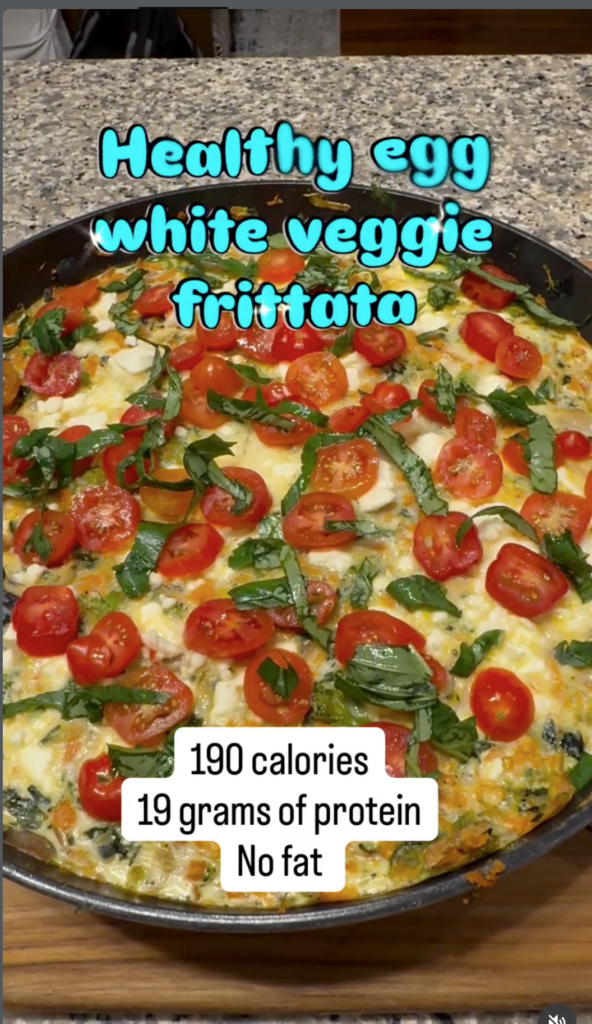High-Protein Egg White Frittata