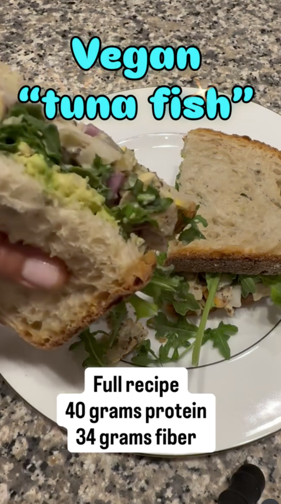 Vegan "tuna" fish