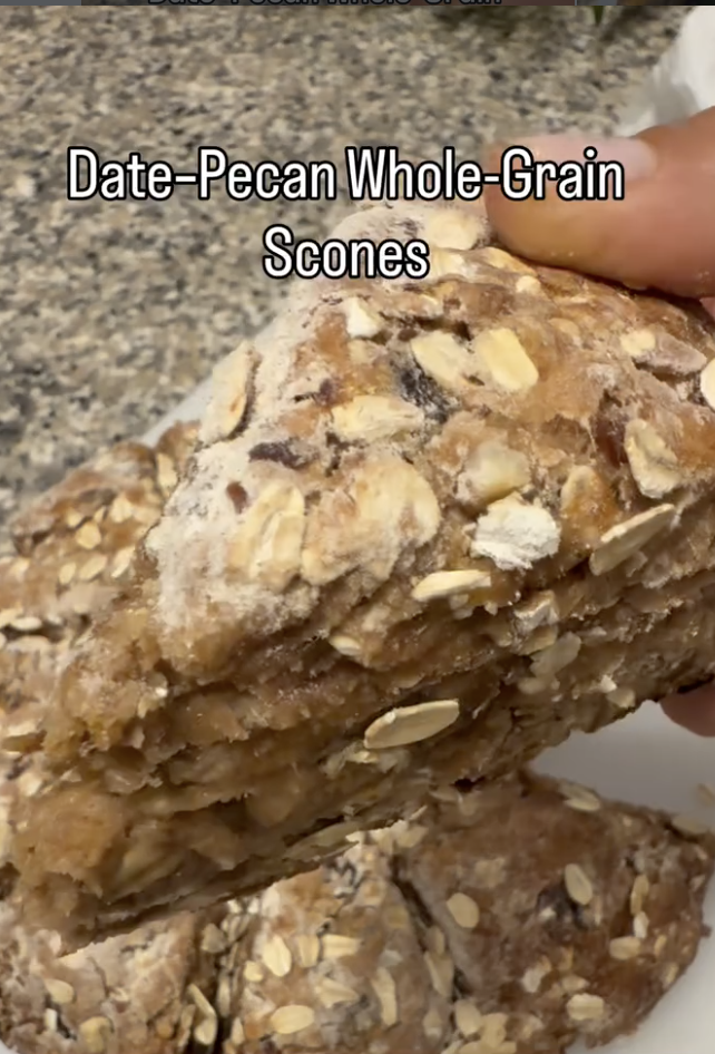Date–Pecan Whole-Grain Scones