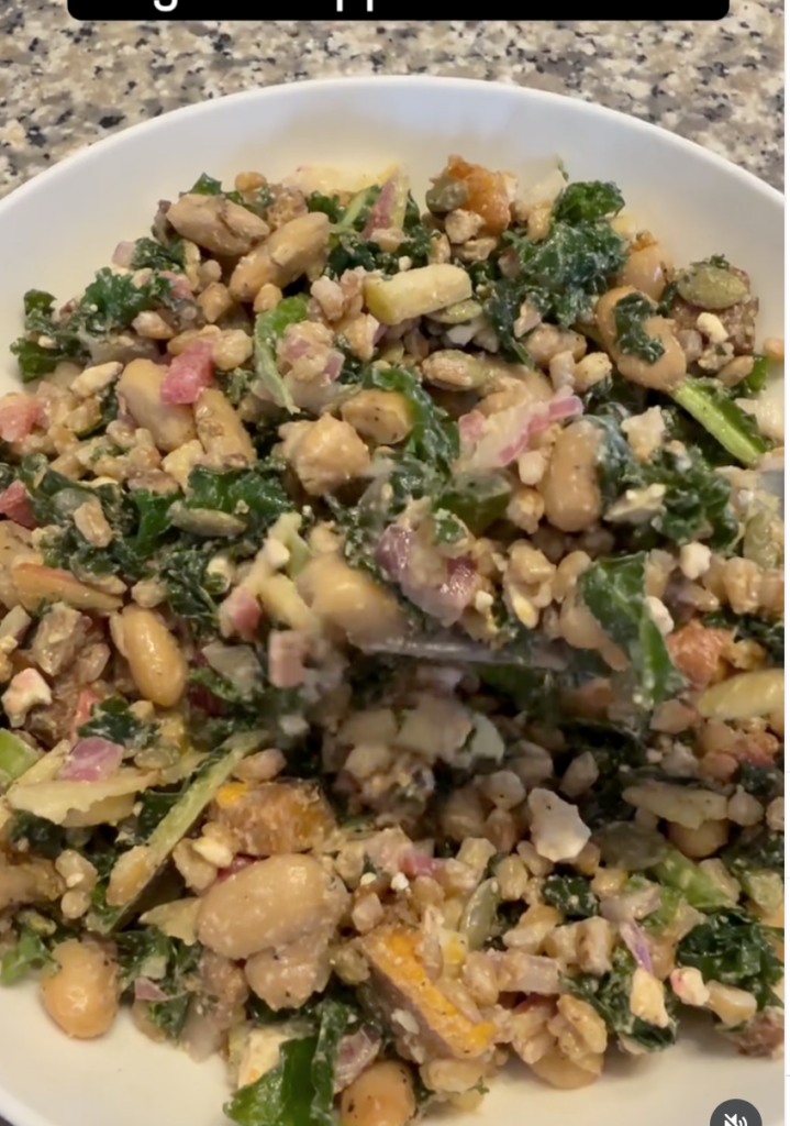 Nourishing Vegan Chopped Kale Salad