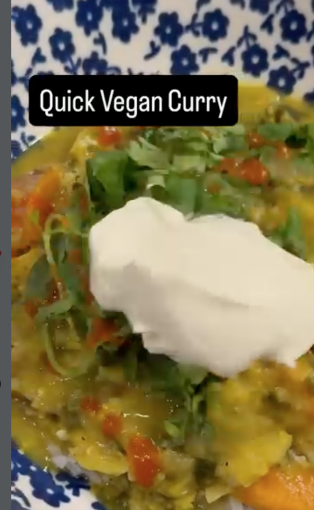 Quick High-Protein Vegan Curry